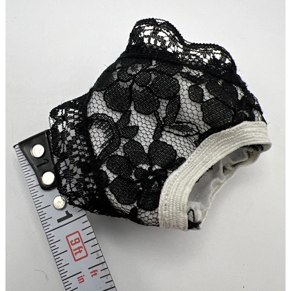 Vintage Barbie Lot of 6 Black/White: Black Lace Lingerie Outfits, Plus More!